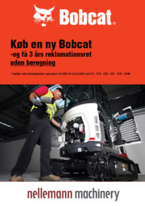 Køb en ny Bobcat og få 3 års reklamationsret