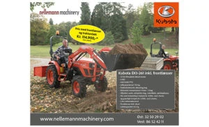 Kubota EK1-261 med frontlæsser