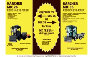 Kärcher MIC26 redskabsbærer til hj.side