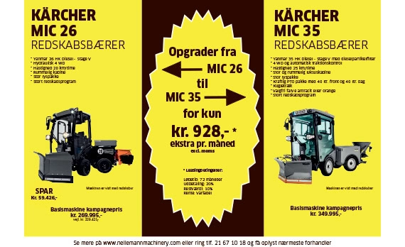 Kärcher MIC26 redskabsbærer til hj.side