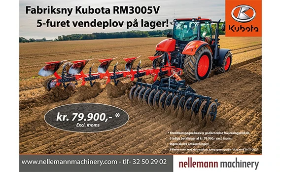 Kubota 5-furet plov